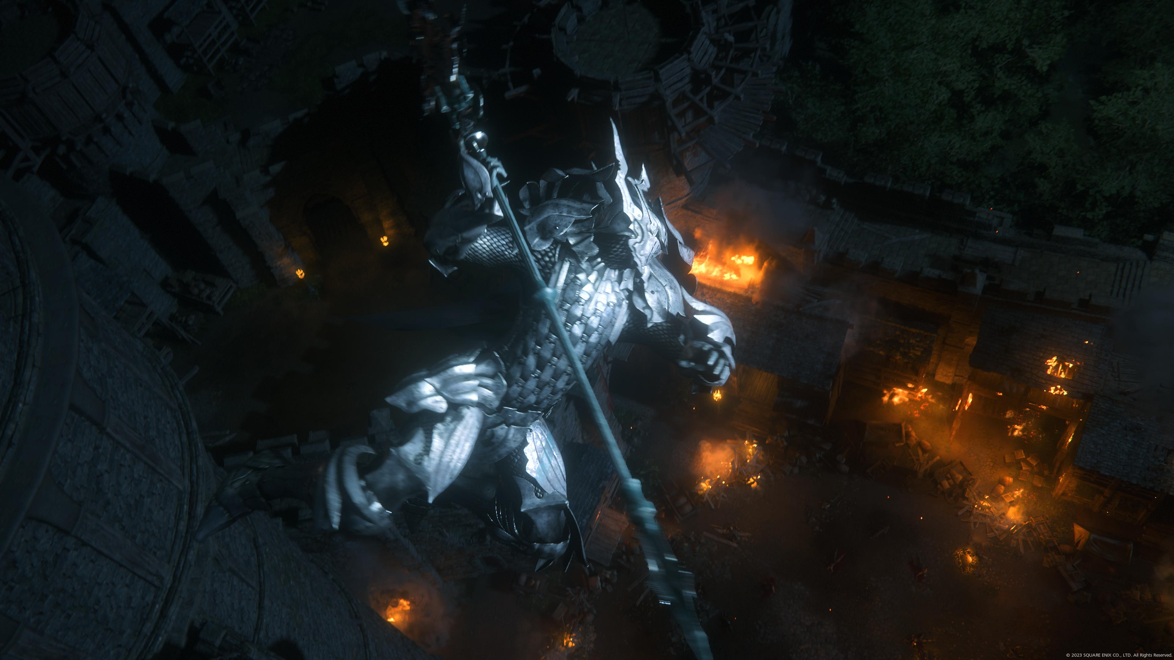 Imperial Dragoon kickin’ it.