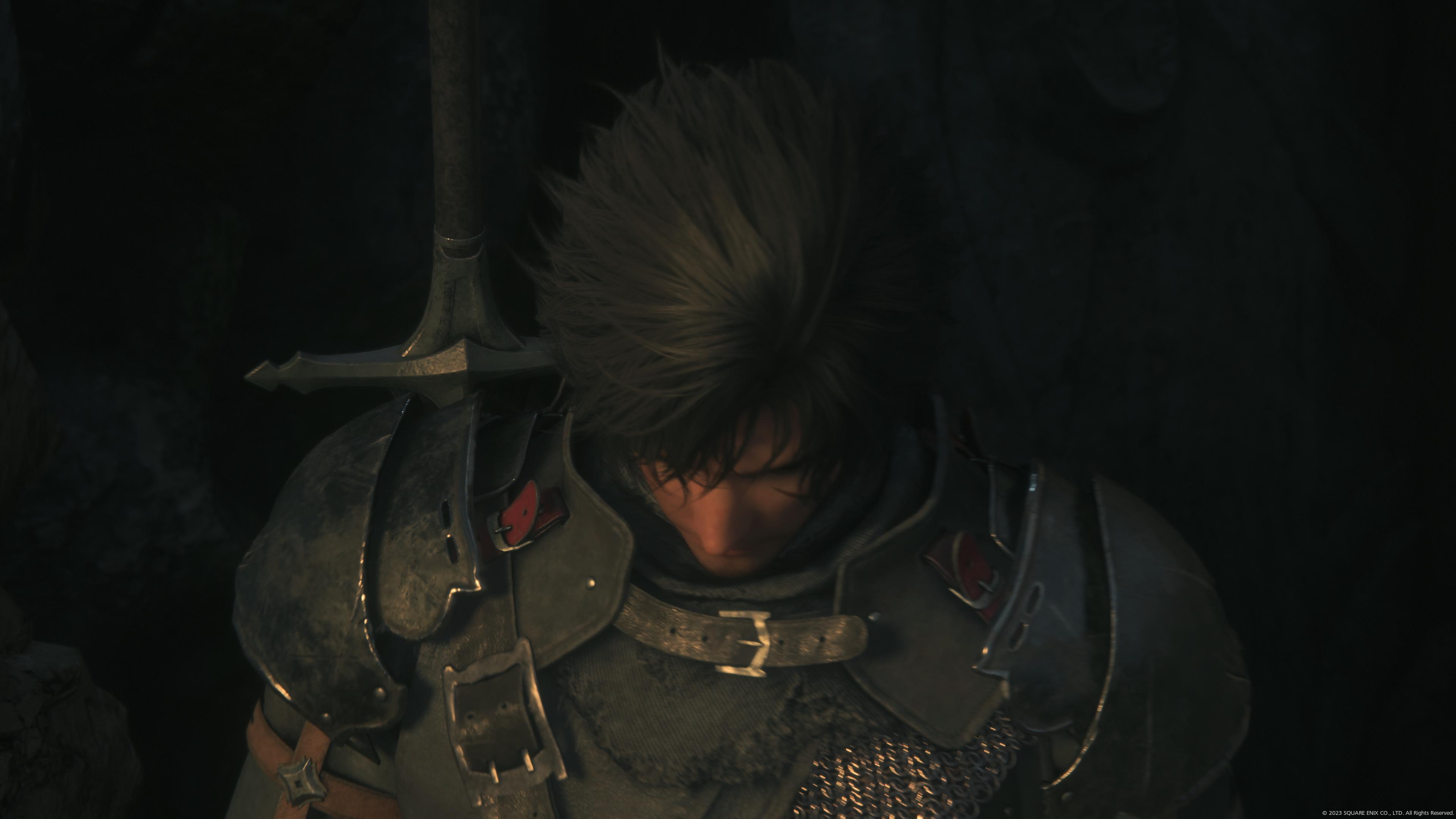 Clive being depressed